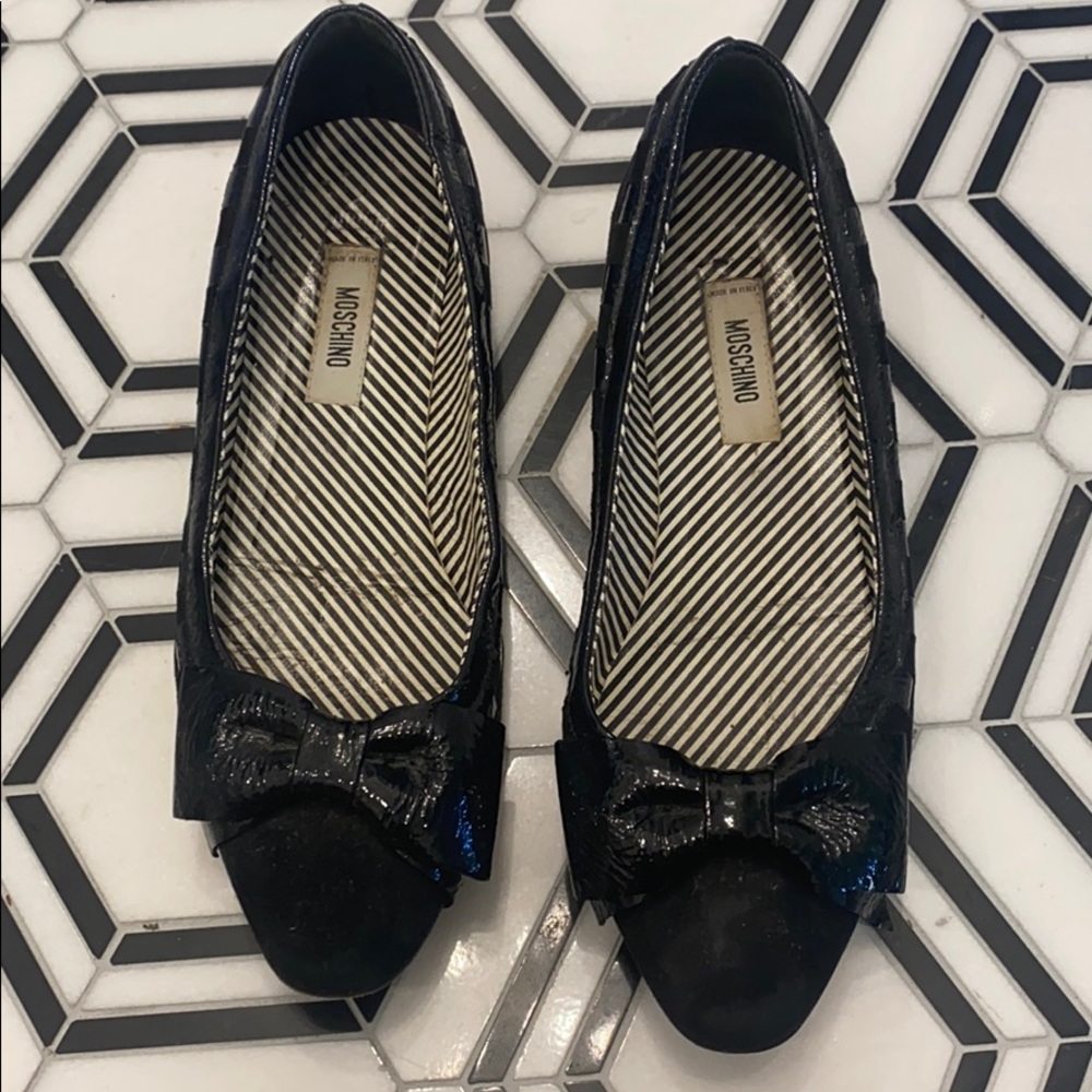 Moschino Classic Bow Flats